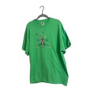 Vintage Orlando FL Disney World Lime Green T-Shirt‎ XL